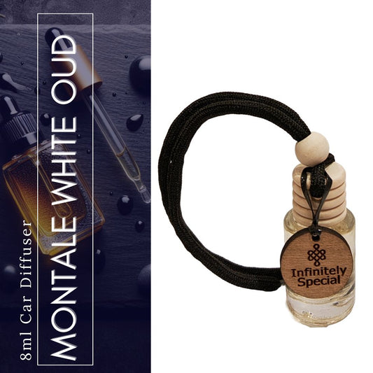 Round Car Diffuser - Inspired by Montale White Oud