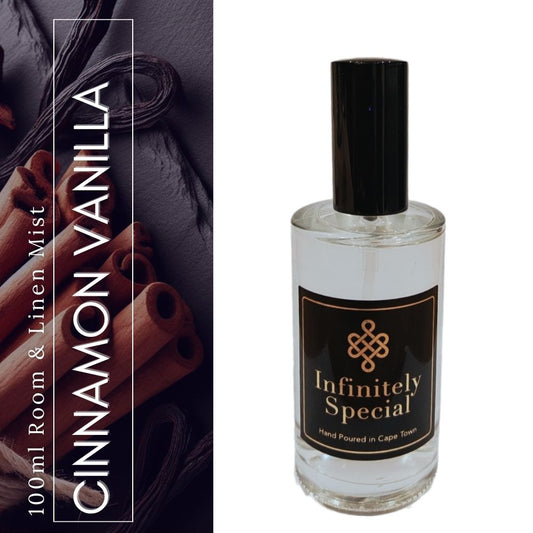 Cinnamon & Vanilla Room & Linen Spray (100ml)