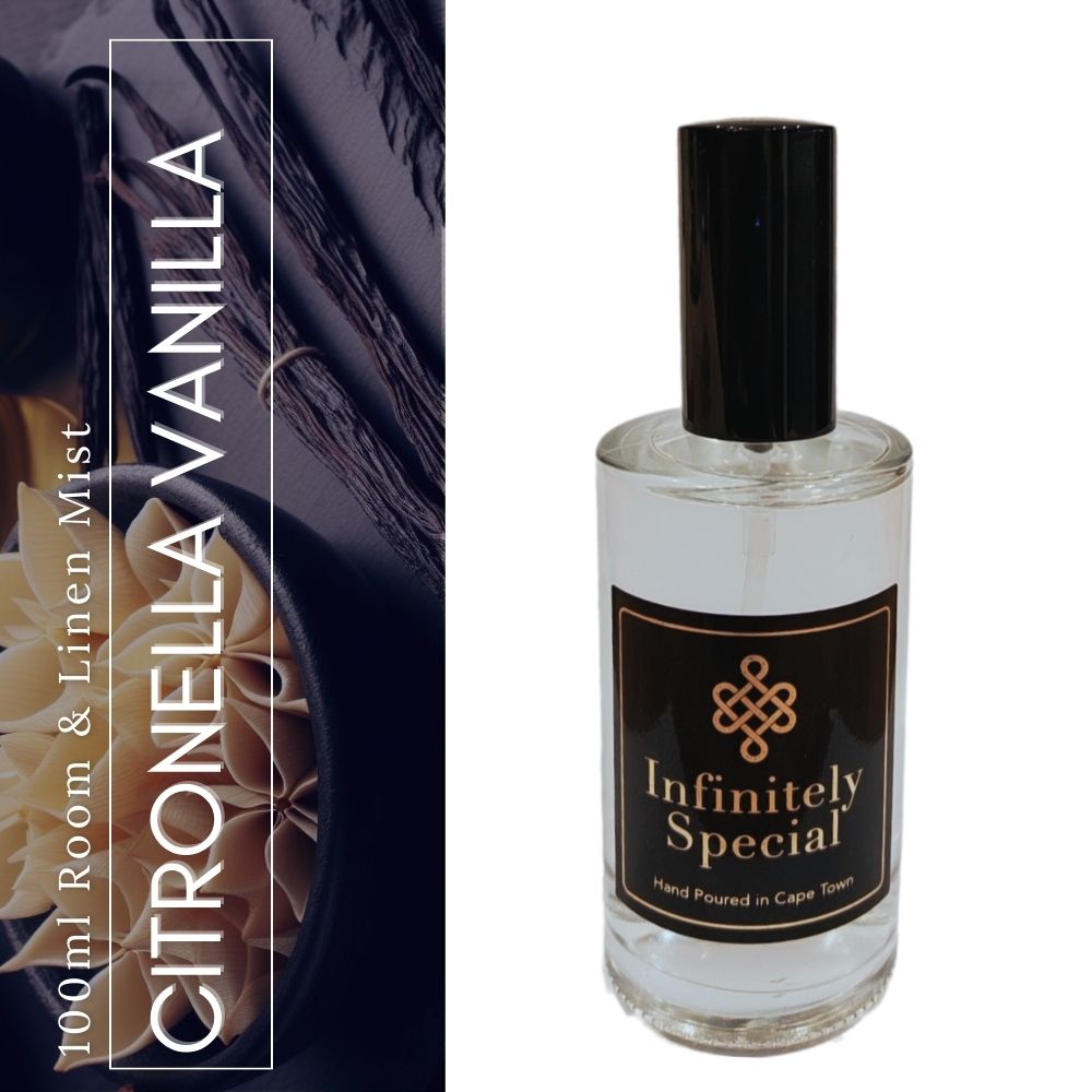 Citronella & Vanilla Room & Linen Spray (100ml)