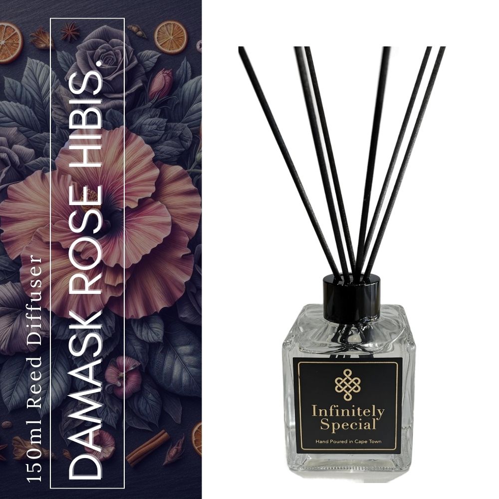 Damask Rose Hibiscus Reed Diffuser (150ml)