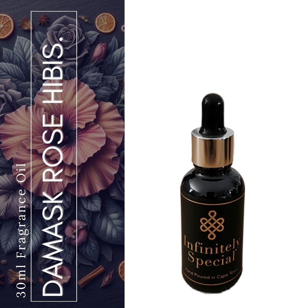 Damask Rose Hibiscus Fragrance Oil (30ml)