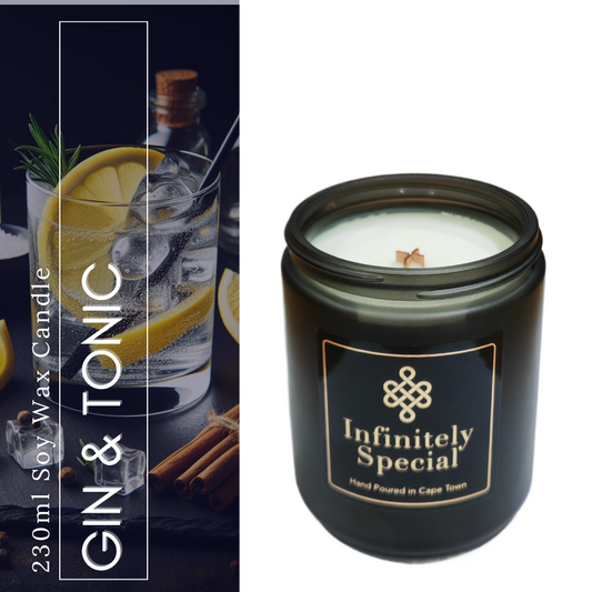 Gin & Tonic Soy Wax Candle (230ml)