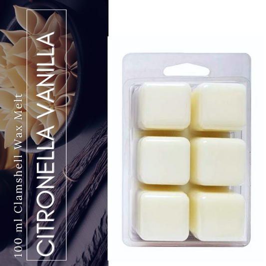 Citronella & Vanilla Wax Melt (100g)