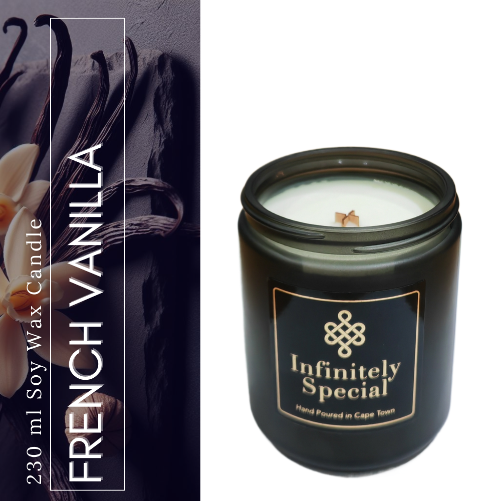 French Vanilla Soy Wax Candle (230ml)