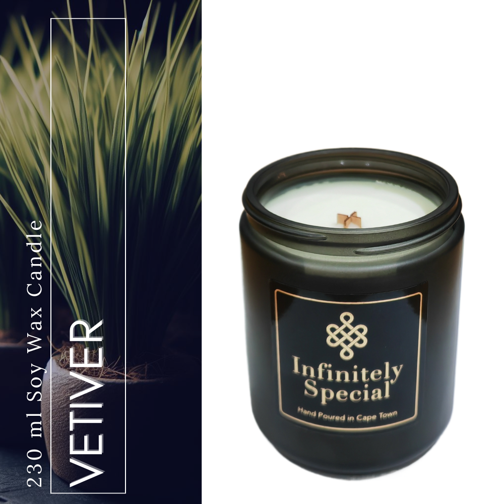 Vetiver Soy Wax Candle (230ml)