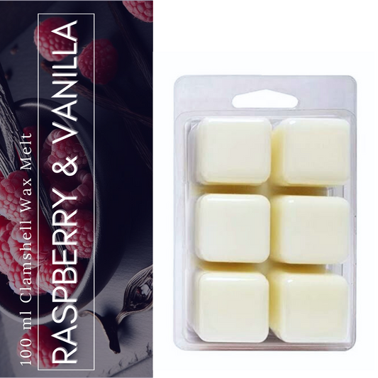 Raspberry & Vanilla Wax Melt (100g)