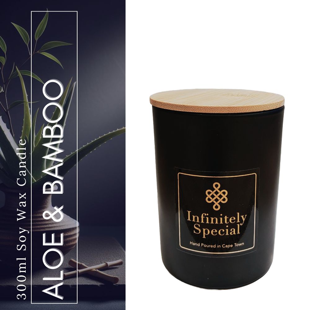 Aloe & Bamboo Soy Wax Candle (300ml)