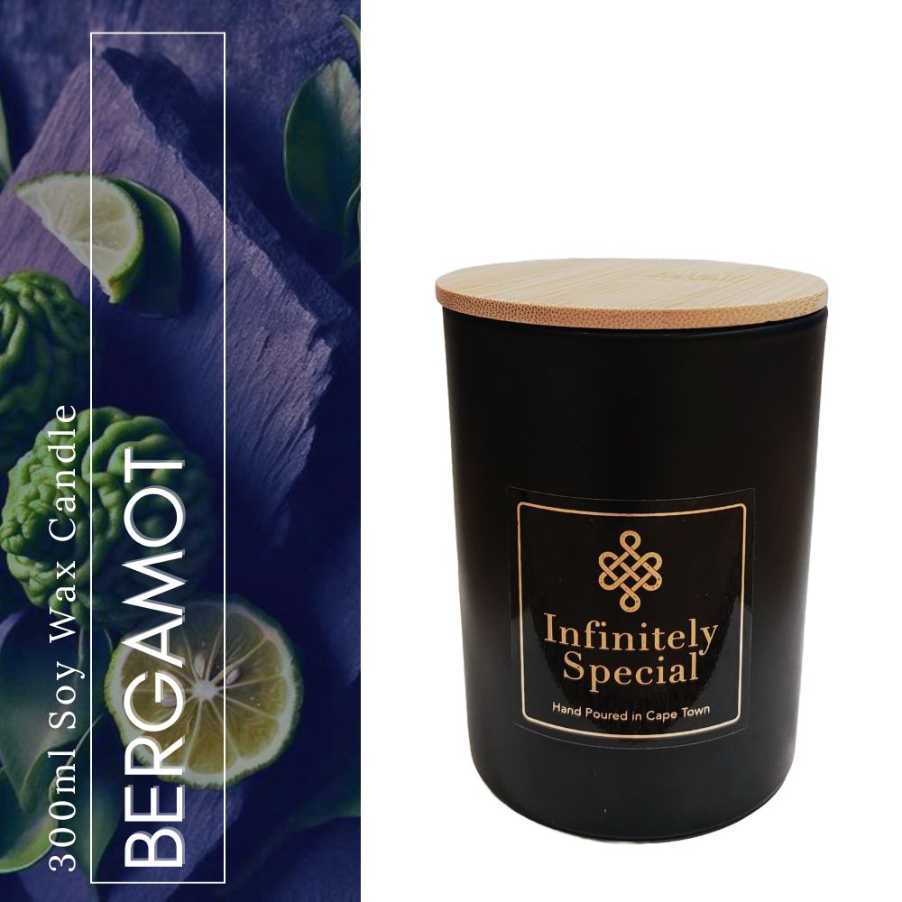 Bergamot Soy Wax Candle (300ml)