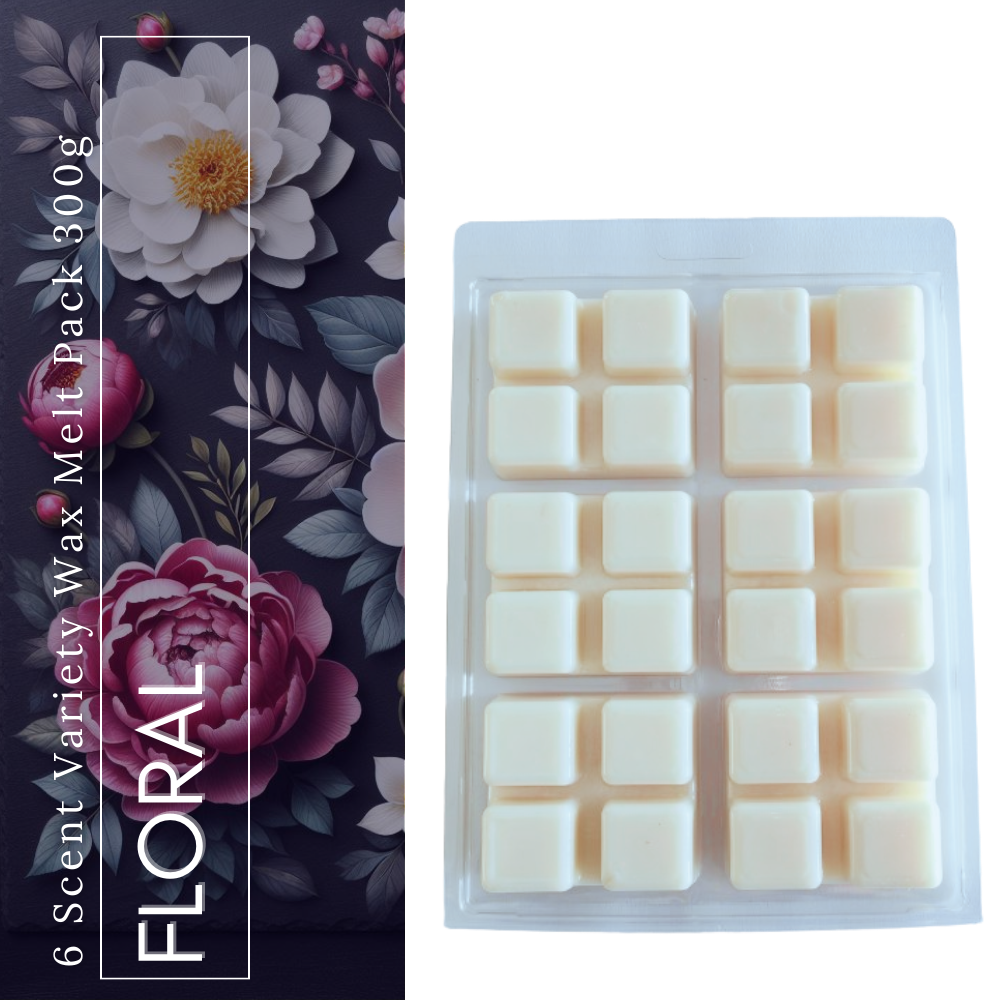 24 Clamshell Floral Variety Wax Melts 300g