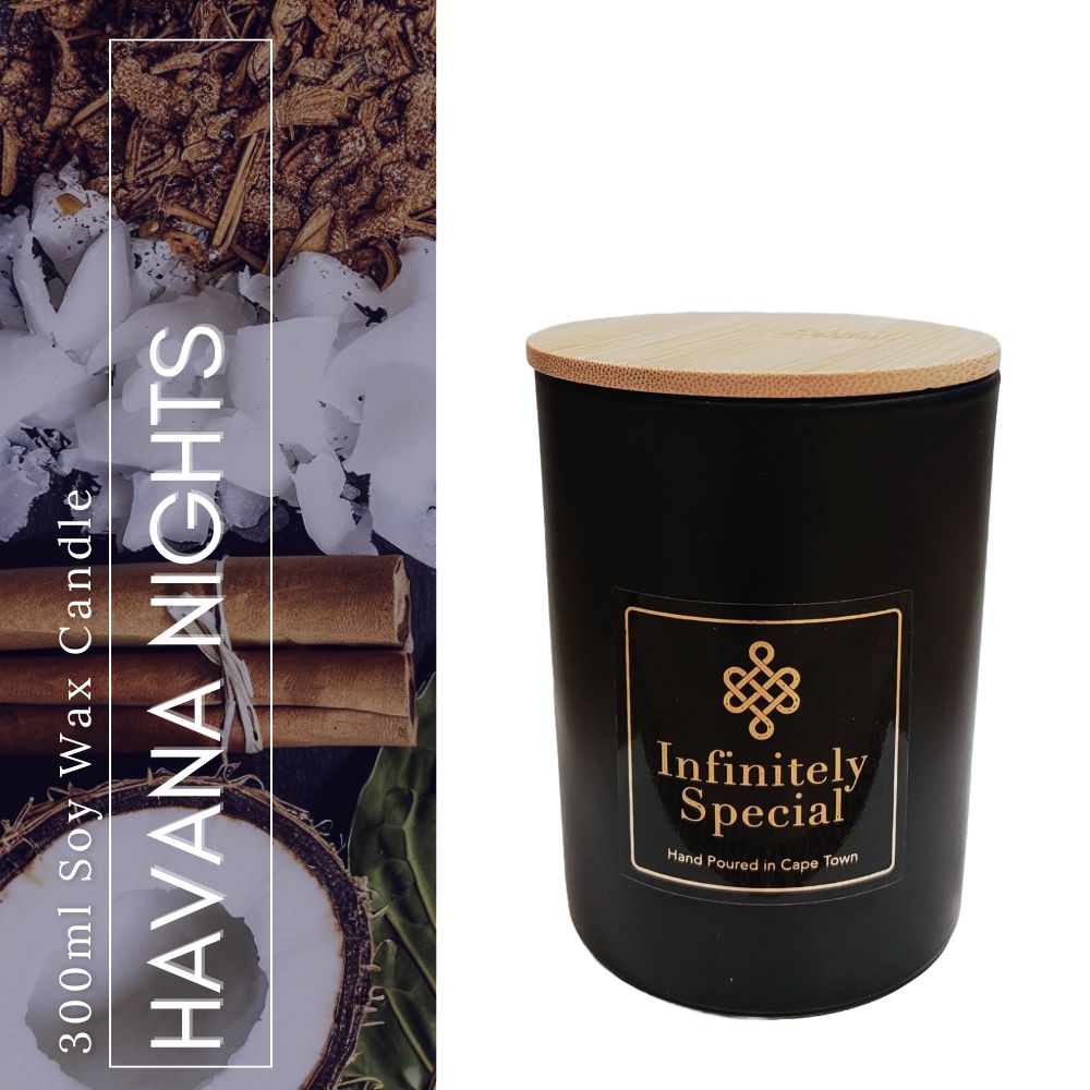 Havana Nights Soy Wax Candle (300ml)