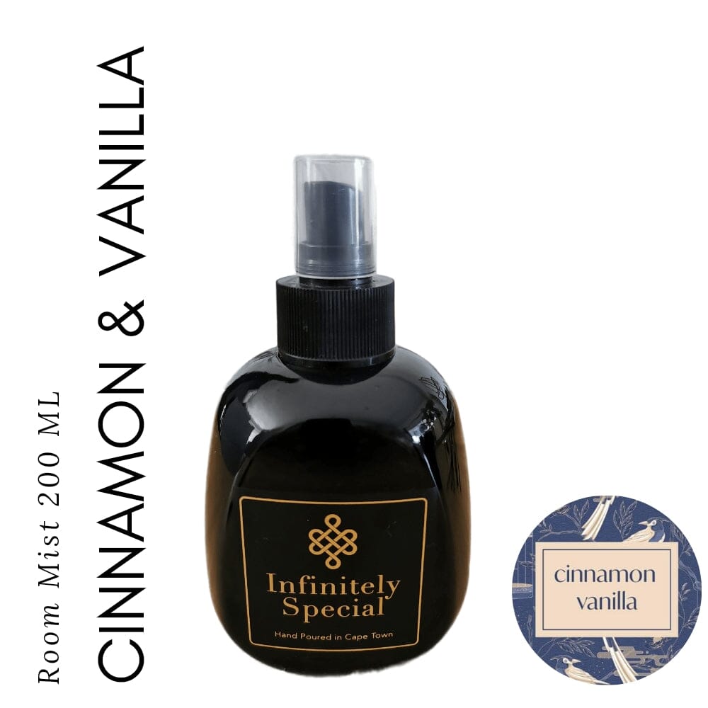 200ml Room & Linen Spray - Cinnamon & Vanilla Signature Collection infinitelyspecial.co.za 