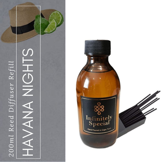 Havanah Nights Reed Diffuser Refill (200ml) Signature Collection infinitelyspecial.co.za 